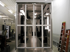 T&E Enterprises Australian Export Trailers - Custom Aluminum Rear Bi-Fold Doors